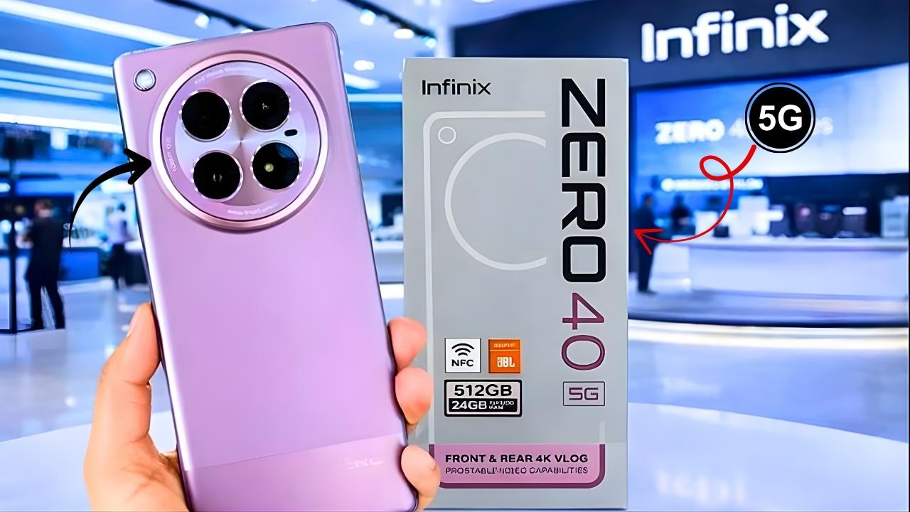 Infinix Zero 40 5G Launched Powerful Camera Fast Charging and Premium Design