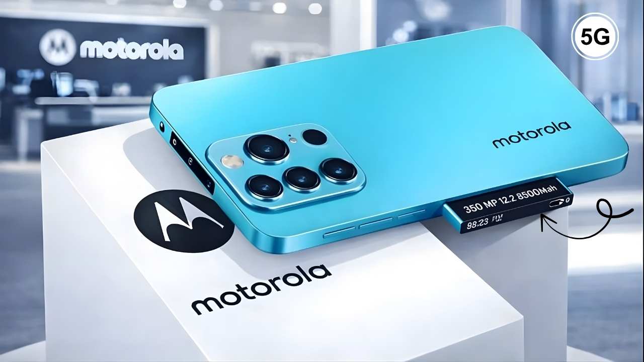 Motorola Shocks Market with 350MP Camera Phone Featuring 8,500mAh Battery Priced at ₹13,999